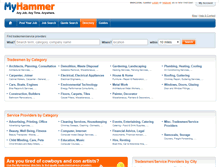 Tablet Screenshot of directory.myhammer.co.uk
